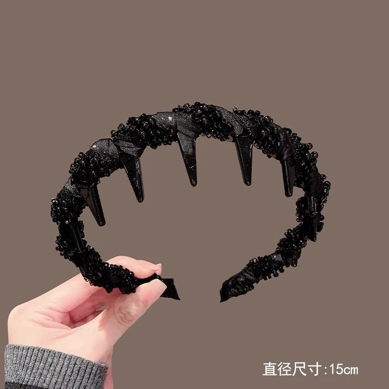 水钻路易斯巴黎王妃发箍女款夫人上班族新款蓬松头箍碎发发饰发箍