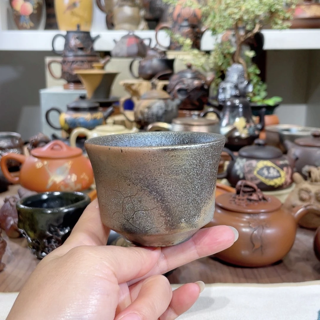 杯福利柴烧主人杯微微瑕