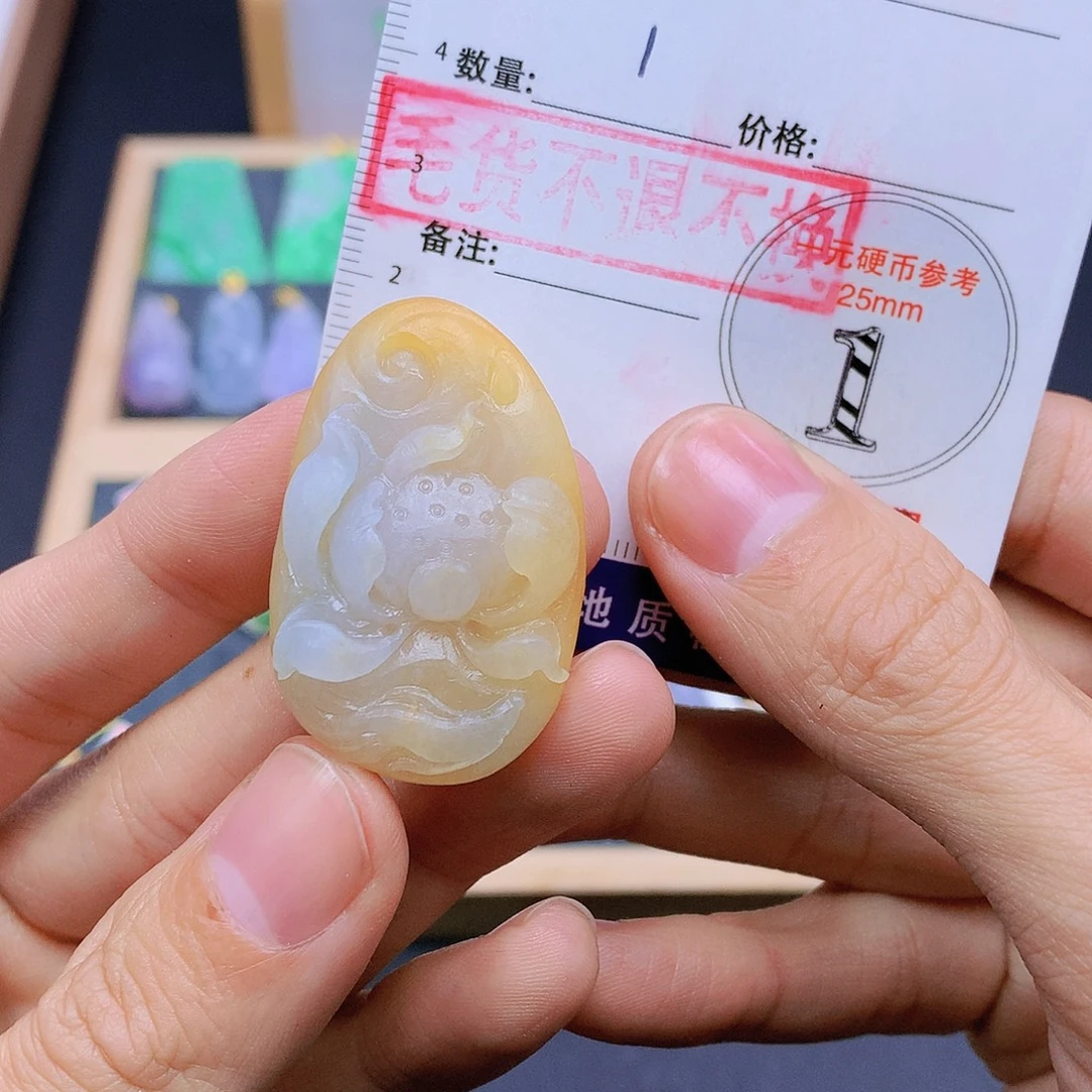 翡翠未镶嵌颈饰翡翠