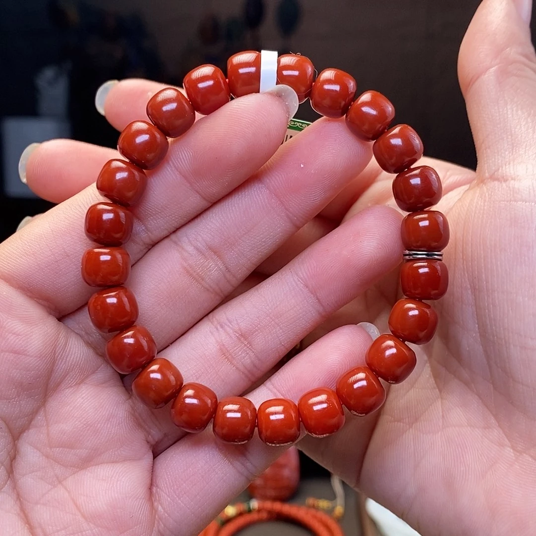南红玛瑙手链未镶嵌1**7