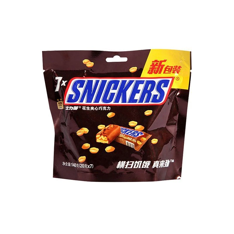 德芙 士力架 花生夹心巧克力 140g/袋