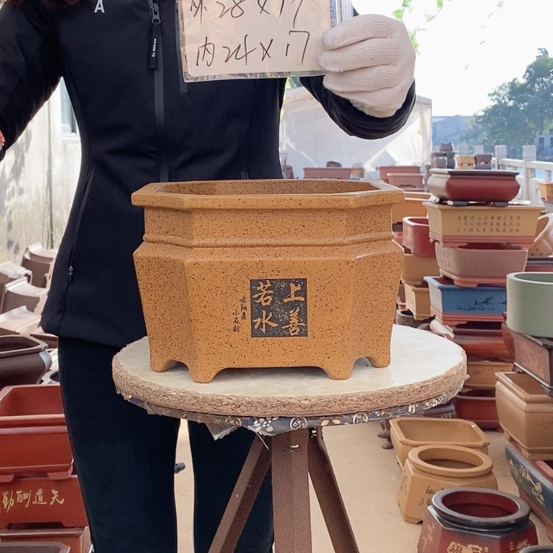 紫砂花盆紫砂花盆