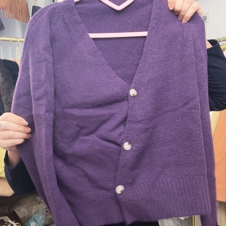定制紫色毛衣外套秒杀不退不换213