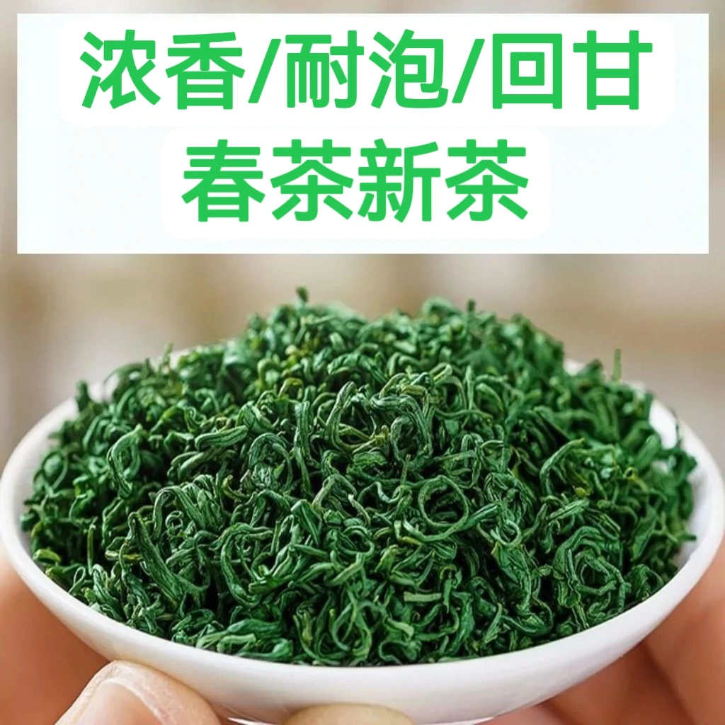 （大份量绿茶）新茶高山云雾绿茶浓香耐泡日照充足香茶散装批发
