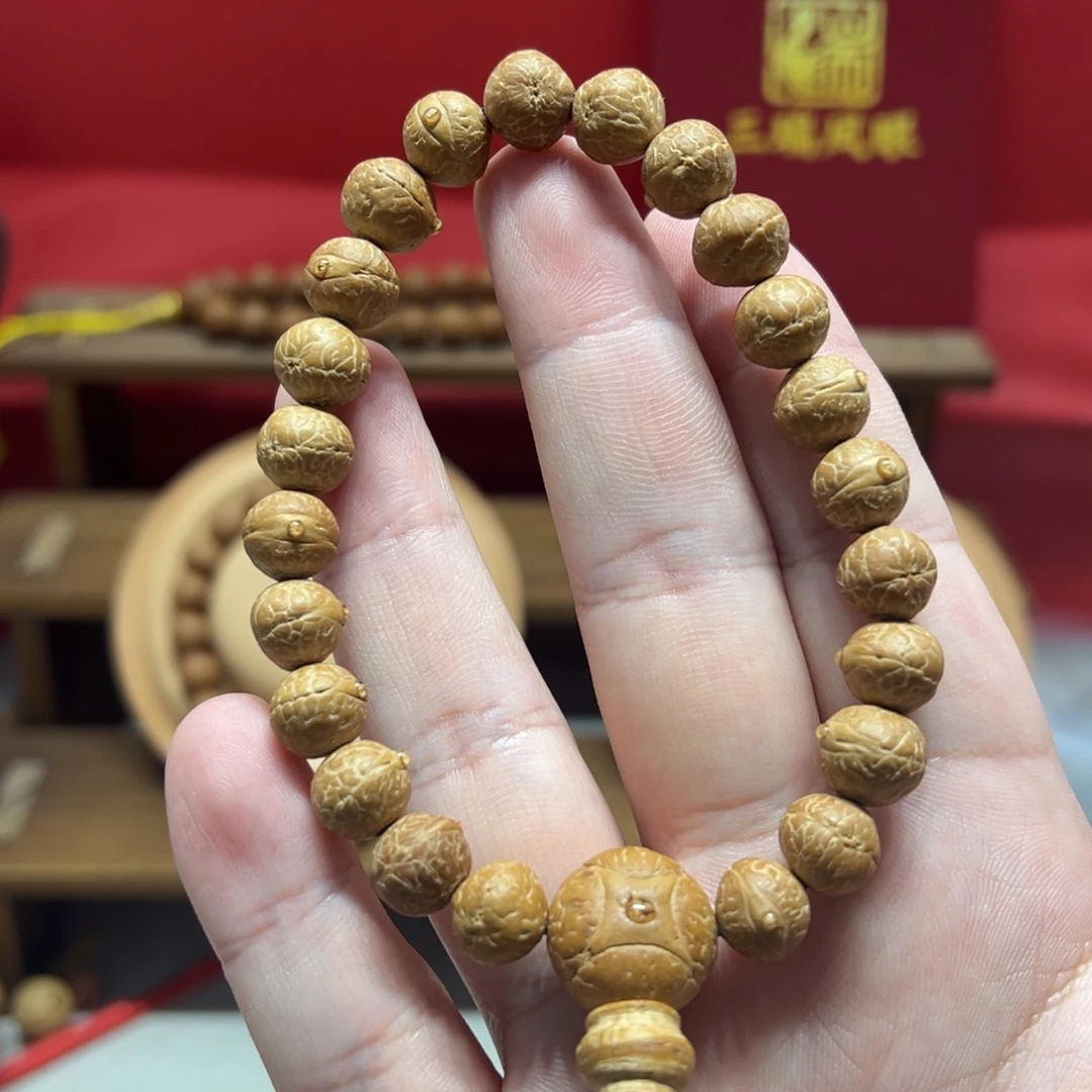 手串凤眼菩提10mm尼泊尔凤眼菩提单圈