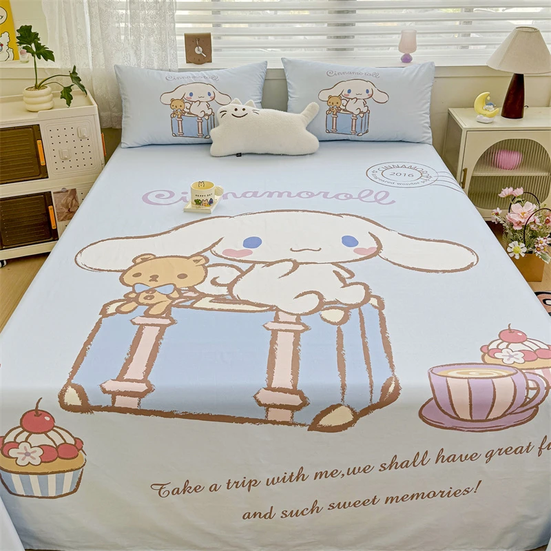 2025新款三丽鸥13372大版全棉纯棉数码印花床单单床单床单单件