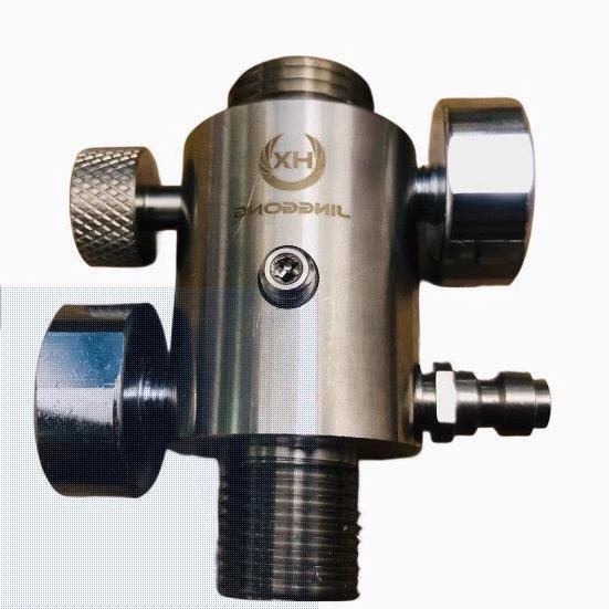 新款双表恒压阀合金气瓶一体养鱼水草增氧阀速排不漏气串压减压阀