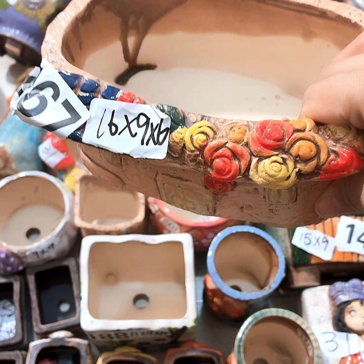 多肉花盆满15包邮