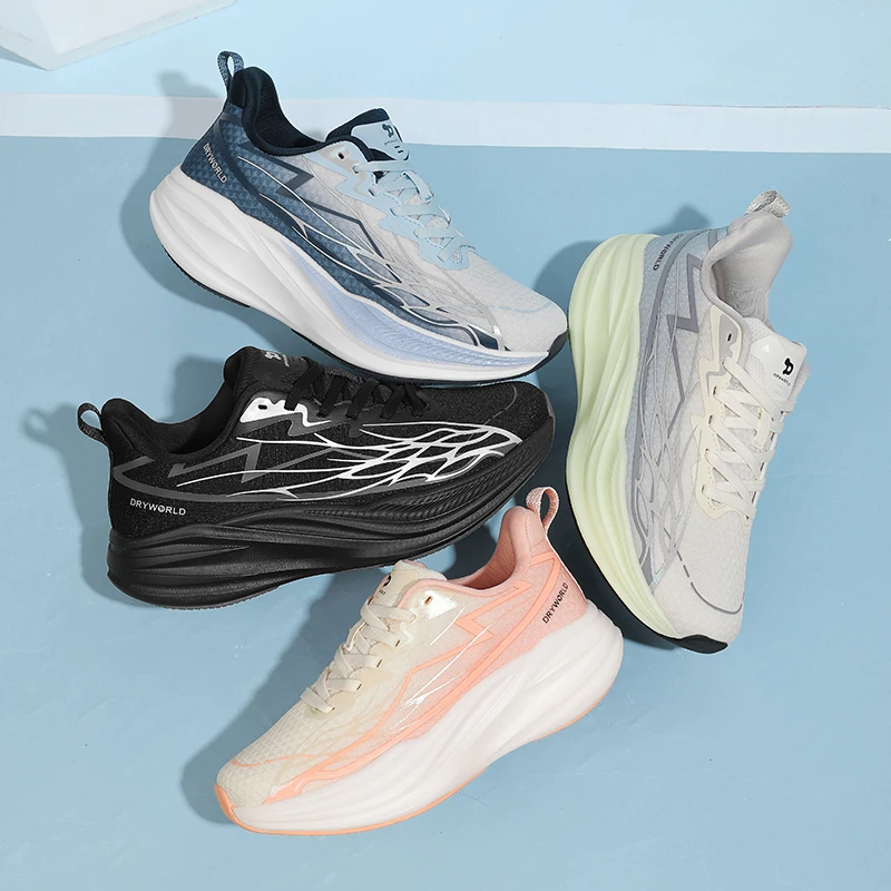 DRYWORLD巨沃德新款情侣缓震跑步鞋轻便透气运动休闲鞋DR1881
