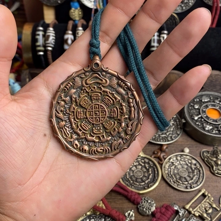 藏式风格九宫八卦牌