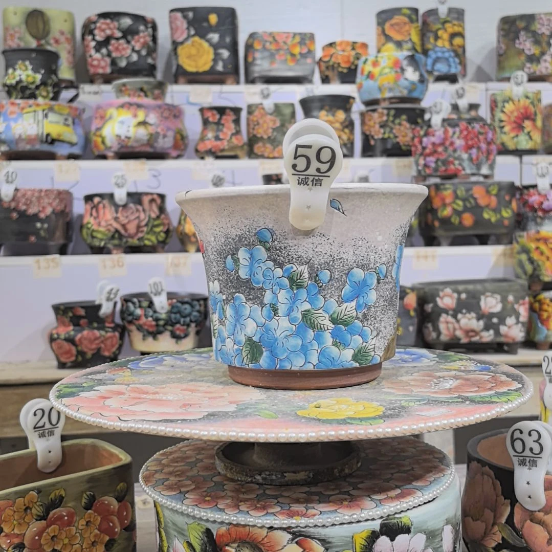 花盆红泥景德镇花盆