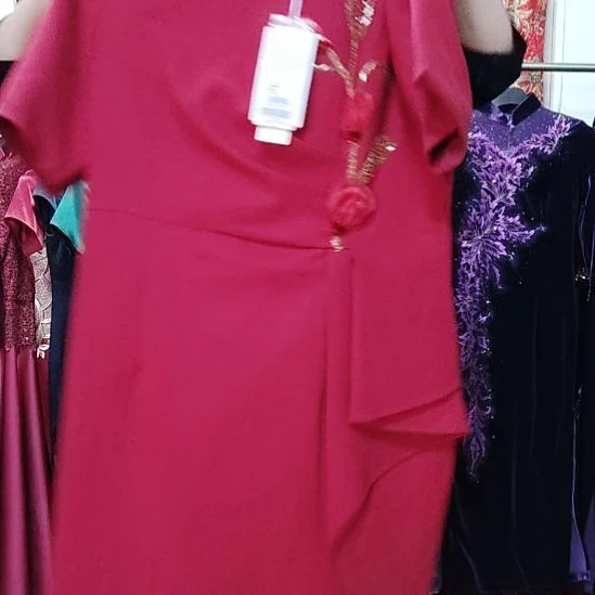 3XL4XL连衣裙重工长款