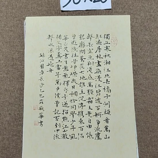 书法庄盛华书法作品