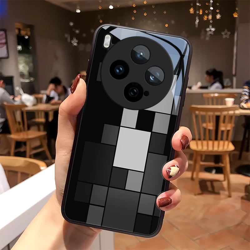 高级灰适用vivoX300Pro手机壳vivoX300玻璃壳X300散热质感男生女