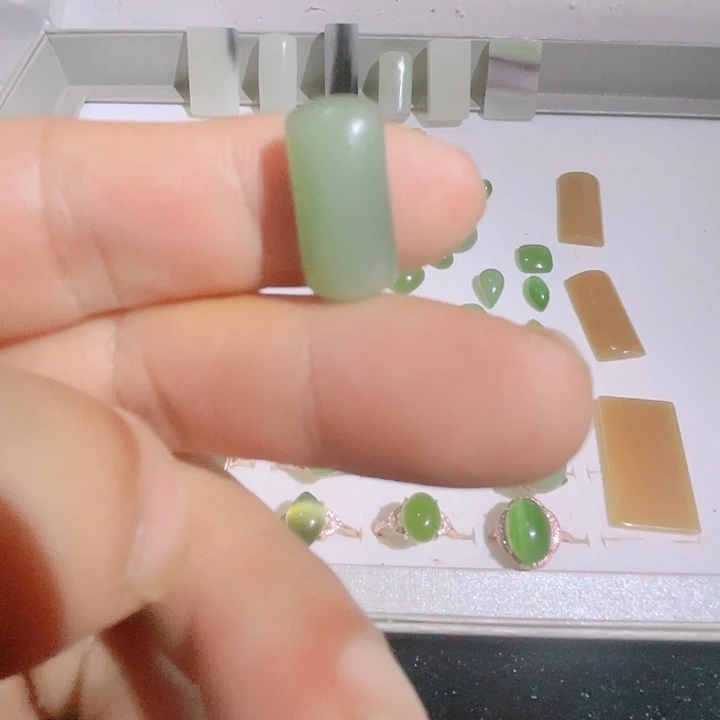 和田玉（碧玉）未镶嵌吊坠(不含链)