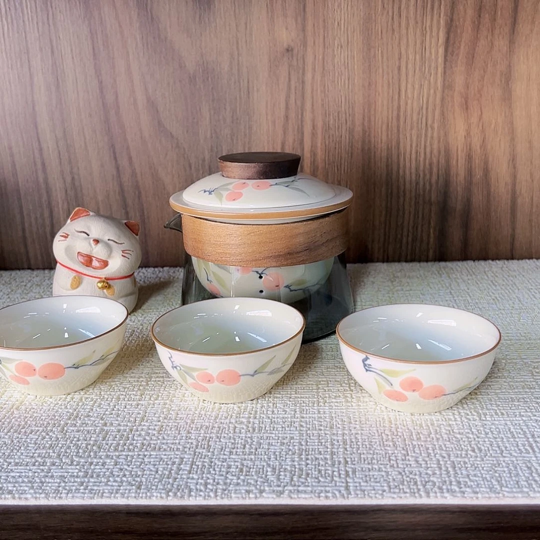 茶壶紫砂手绘瓷器