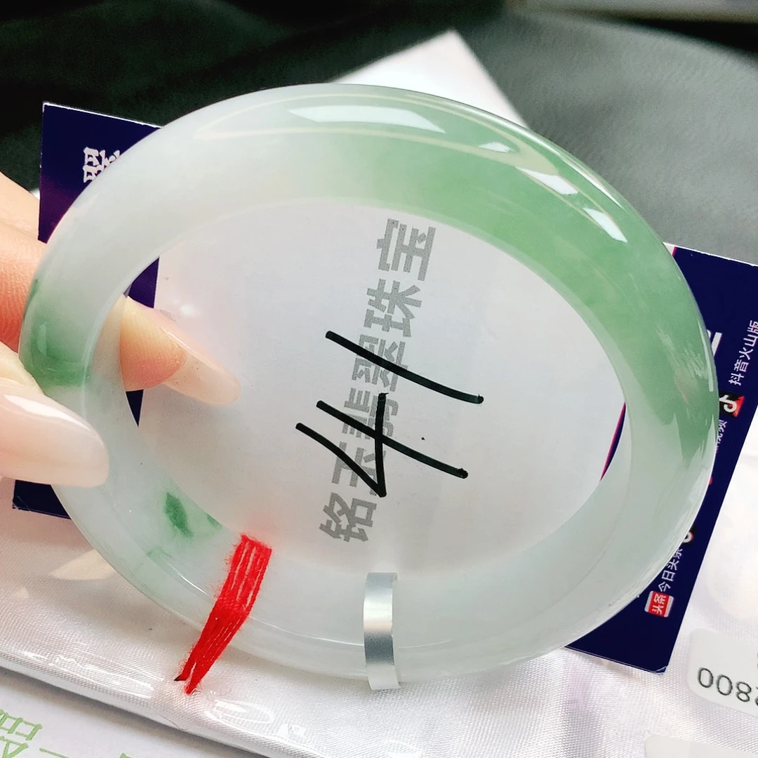 翡翠未镶嵌手镯缅甸天然a货翡翠手镯