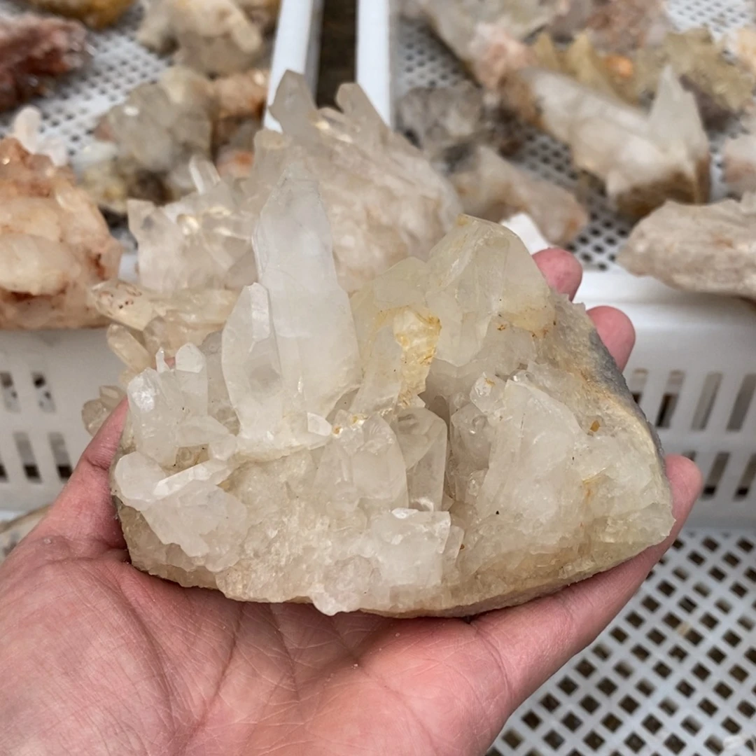 水晶水晶原石摆件未镶嵌