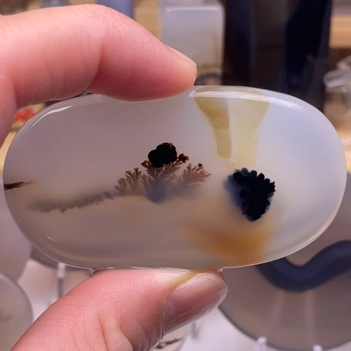 玛瑙/玉髓未镶嵌吊坠(不含链)