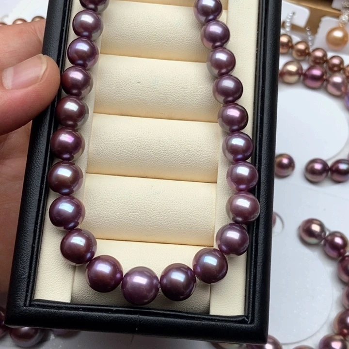 银S925镶嵌颈饰淡水珍珠