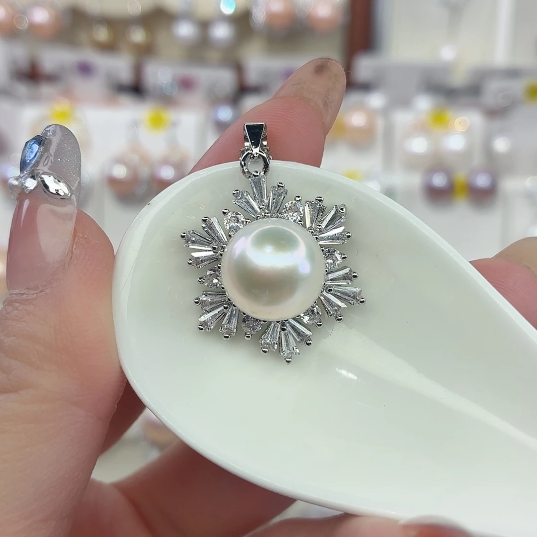 淡水珍珠颈饰合金