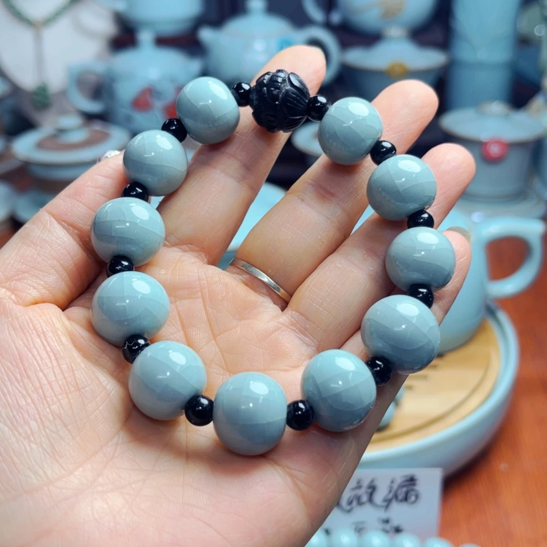 【闪购商品】原产地汝瓷厂，茶器，盖碗，微瑕