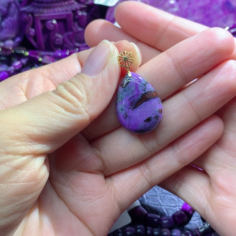 【闪购商品】苏纪石（舒俱来）18K金镶嵌吊坠