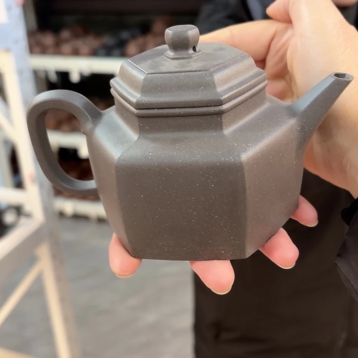 紫砂茶壶宜兴原矿天青