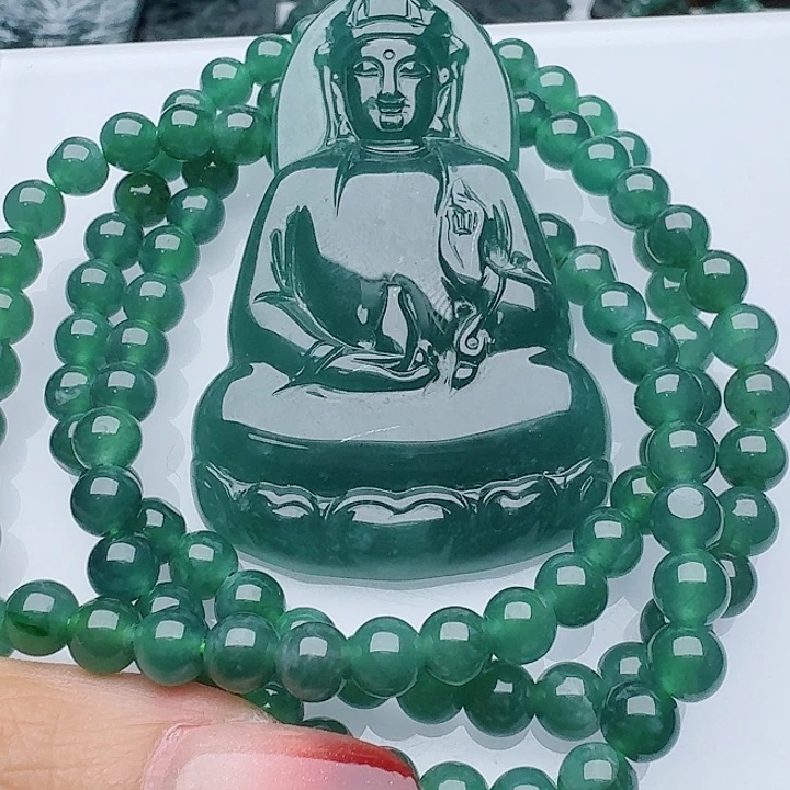 颈饰未镶嵌翡翠多样性发其一