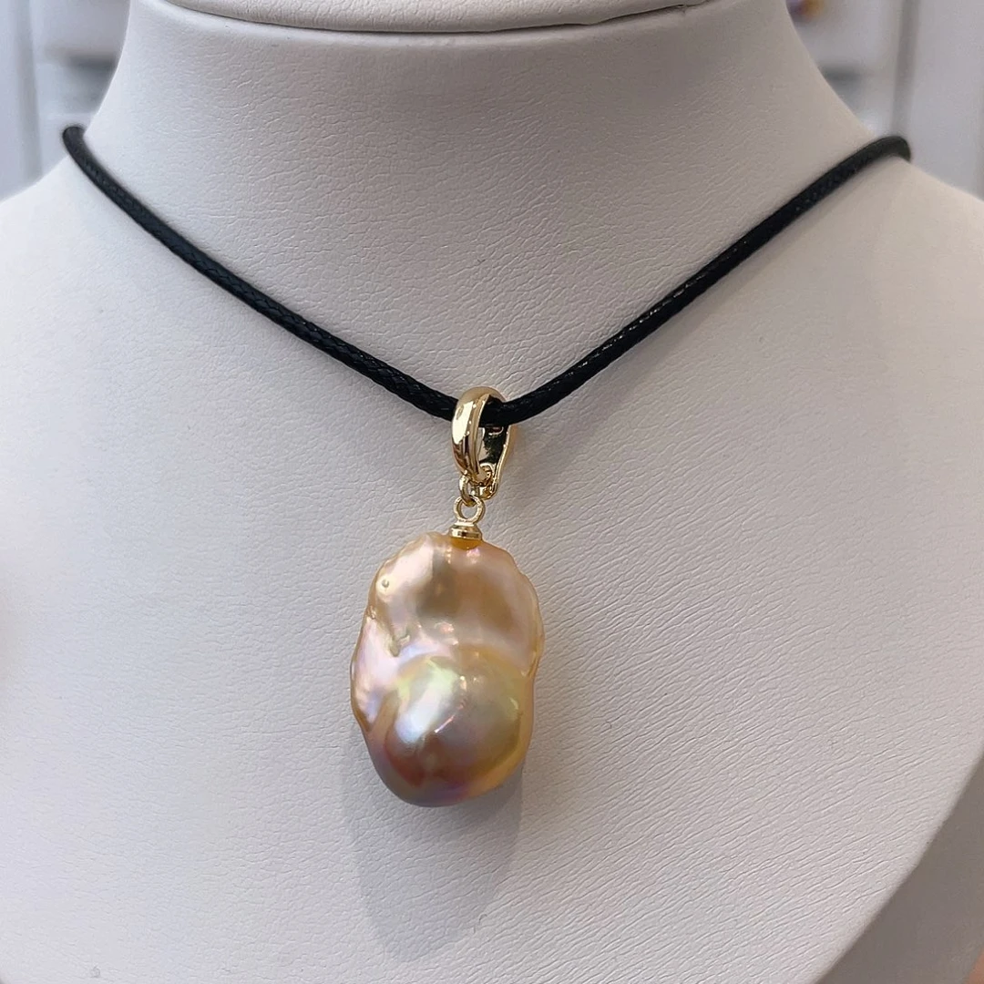 淡水珍珠颈饰银S925镶嵌