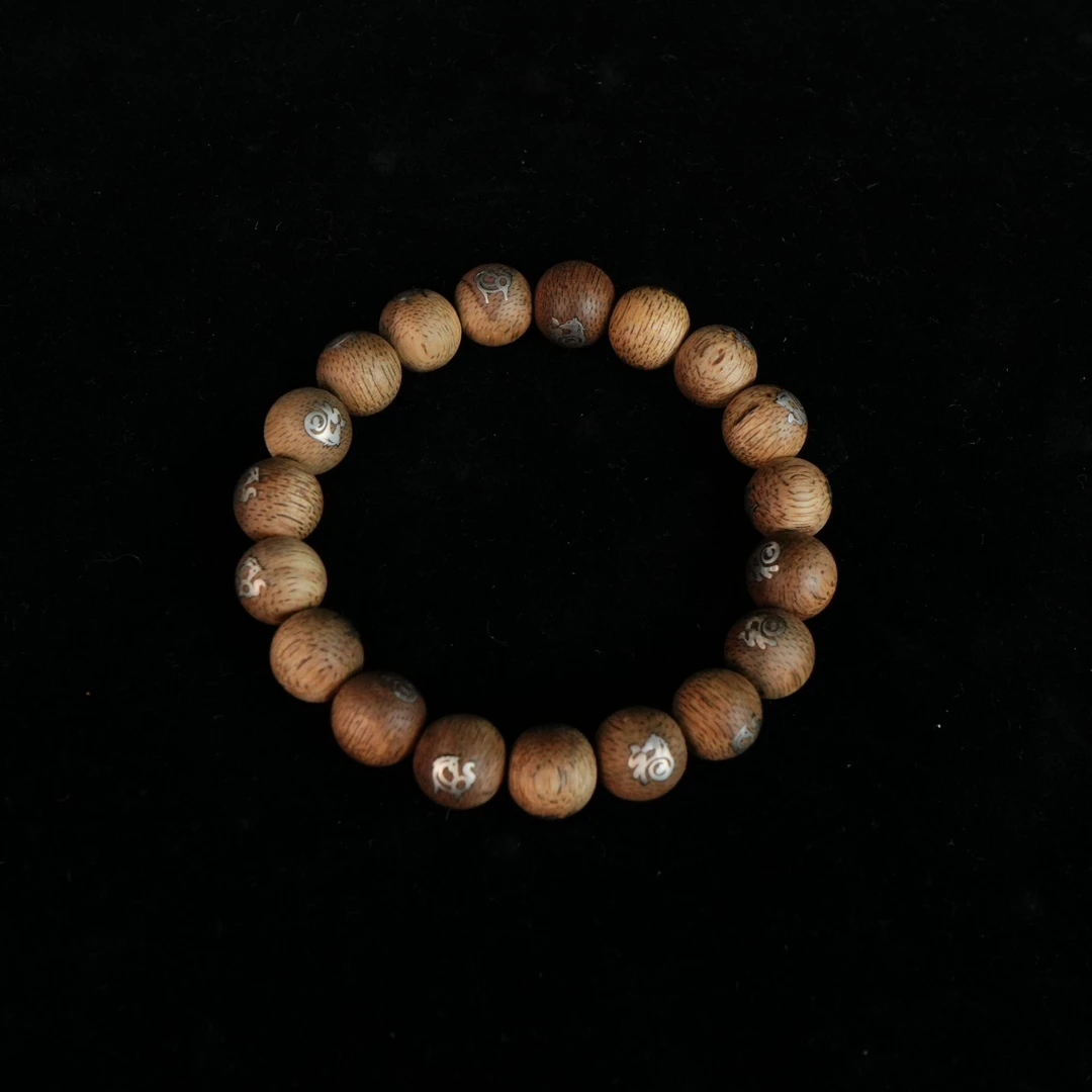 5500 西马沉香软丝生肖马手串 1.05cm 6.42g