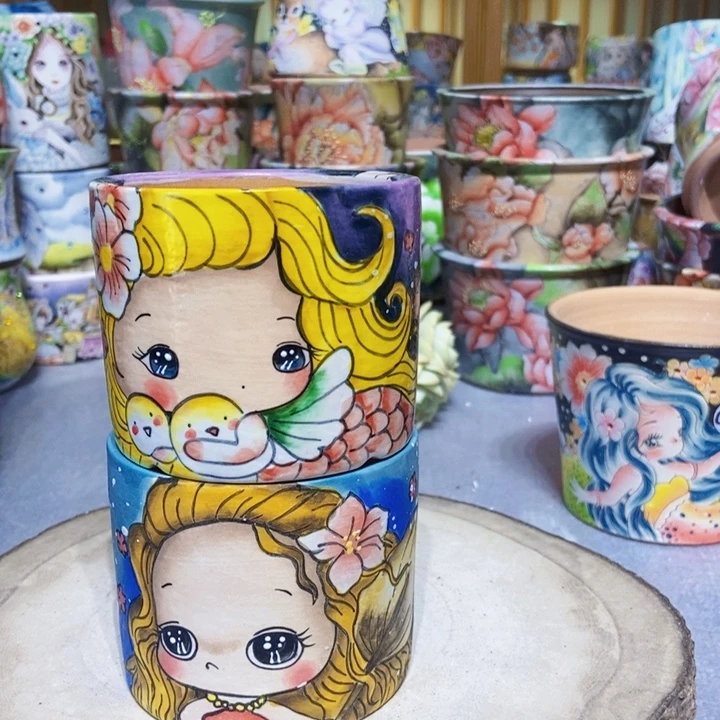 景德镇艺术手绘作品
