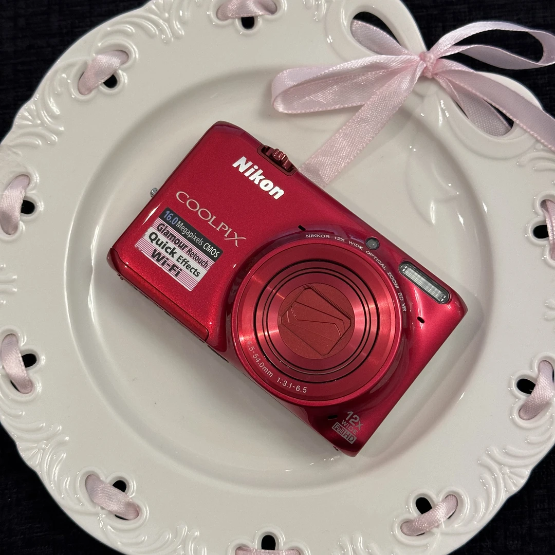 9新 Nikon/尼康 S6500中文1600w像素12倍CCD学生相机氛围感