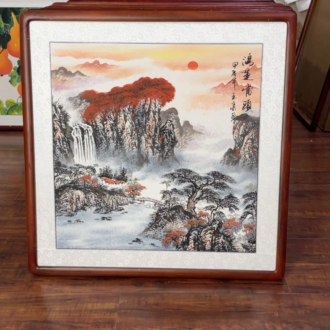 国画带框尺寸63*63厘米