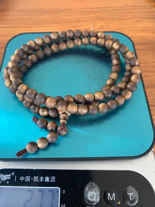 沉香高结油多圈卡8多圈手串重量27克➕多样拍一