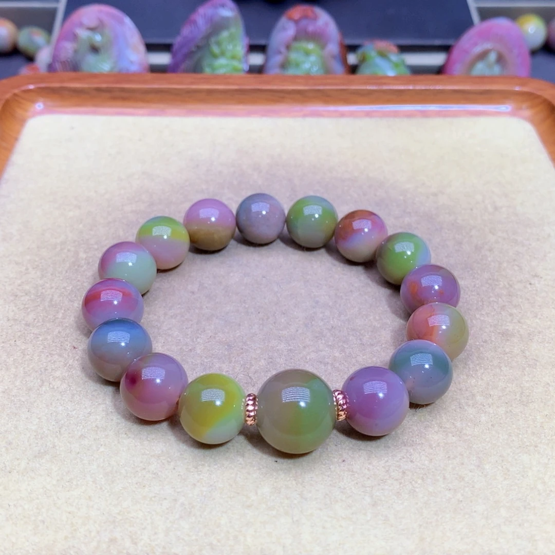 玛瑙未镶嵌手链盐源