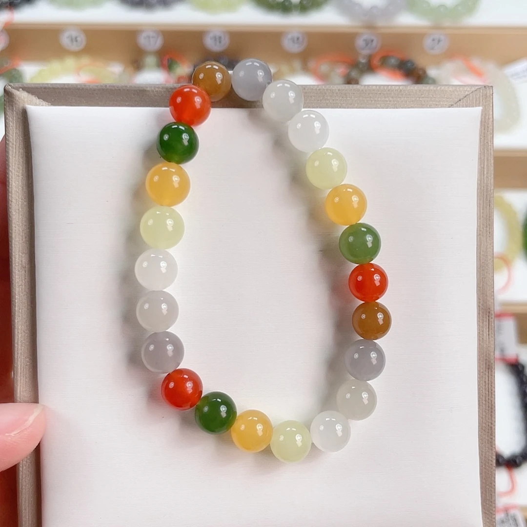 只***饭手链未镶嵌和田玉