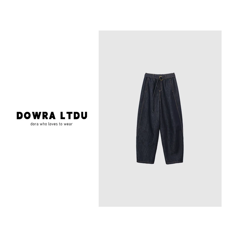 朵拉【漫画牛仔】2025年秋季新款设计感松紧显瘦百搭牛仔裤女11-289