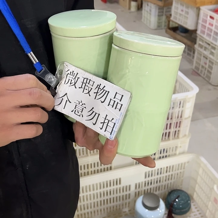 摆件陶瓷茶叶罐陶瓷密封罐
