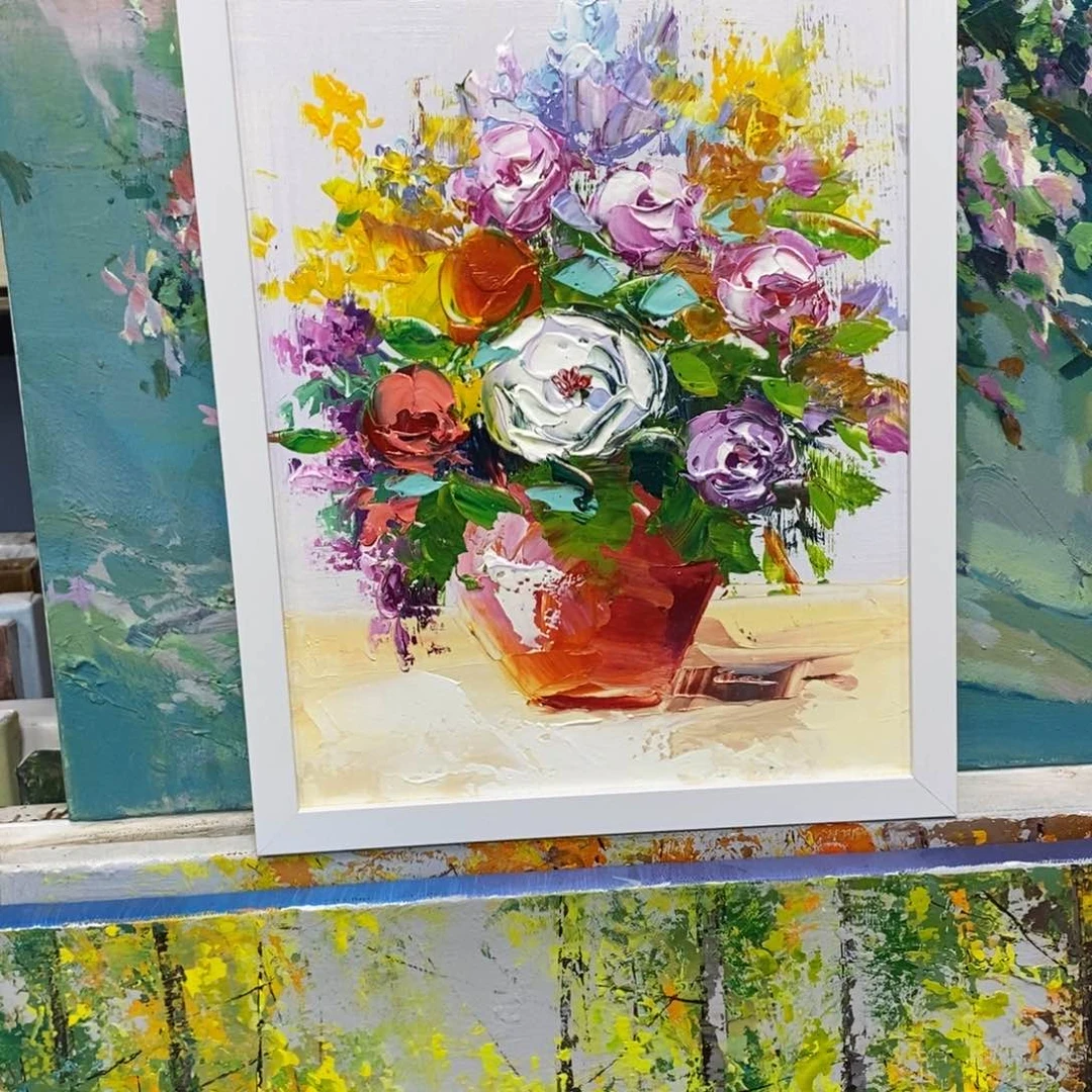 手工手绘精品油画