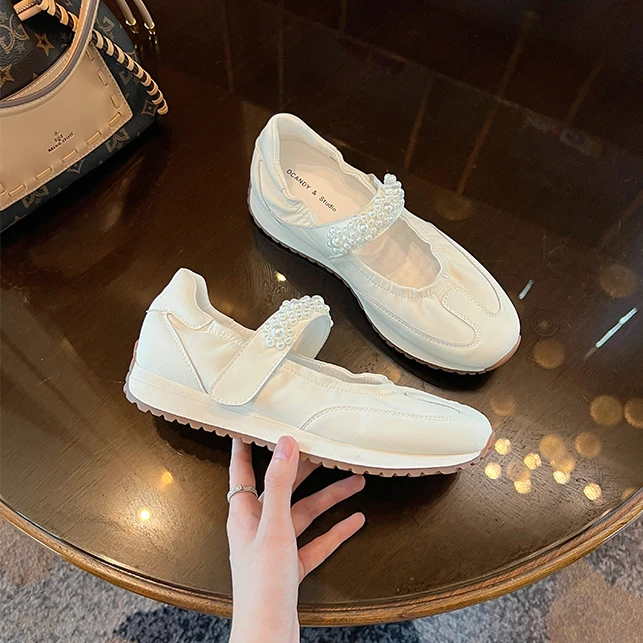 【大叔家】厚底薄款芭蕾风阿甘德训鞋女2025年秋季新款玛丽珍鞋5363