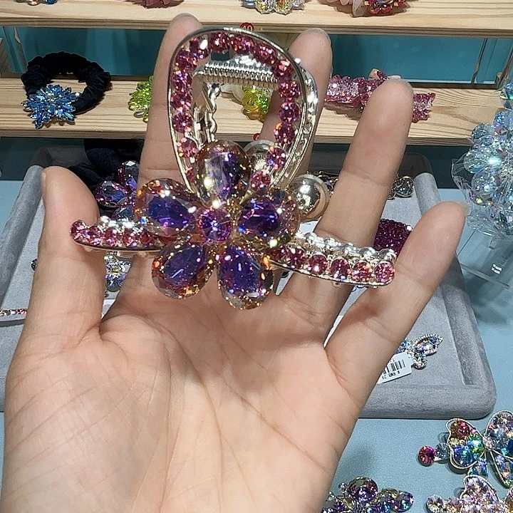 亚克力铁合金发夹固定