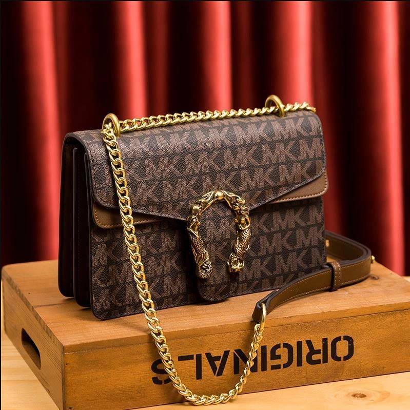 时尚轻奢包包女2025新款链条女包单肩斜挎手提百搭高级感酒神女包