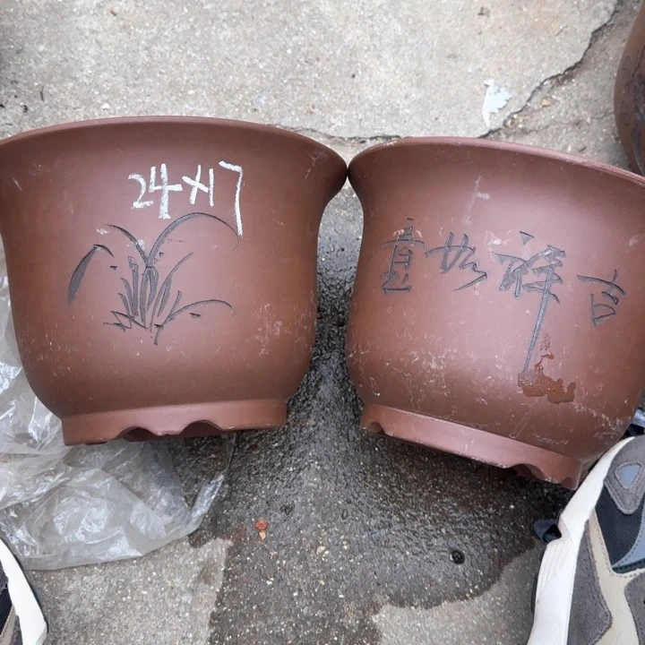 紫砂花盆特价清仓
