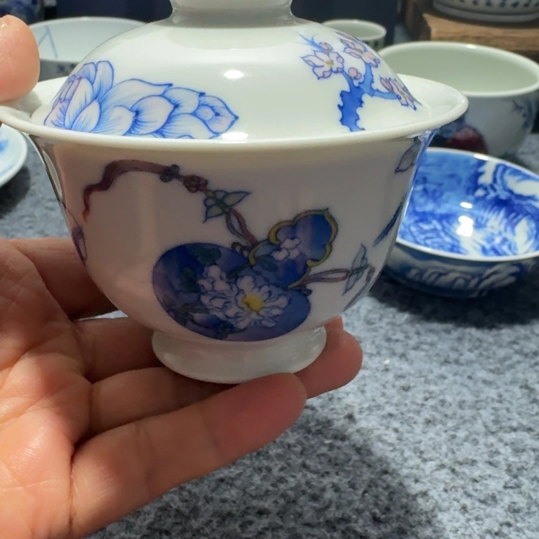 现代景德镇陶瓷手绘茶具