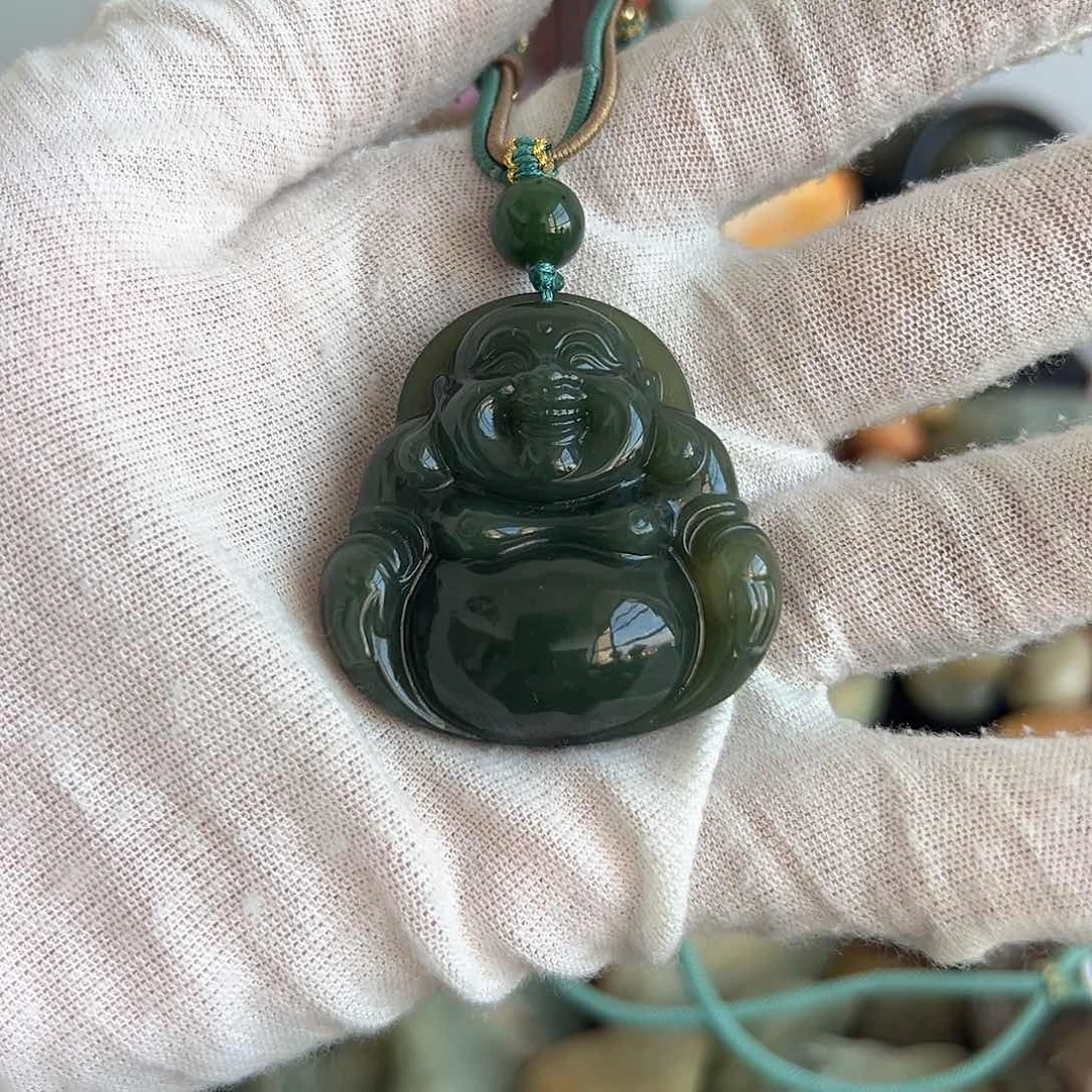 和田玉未镶嵌吊坠(不含链)