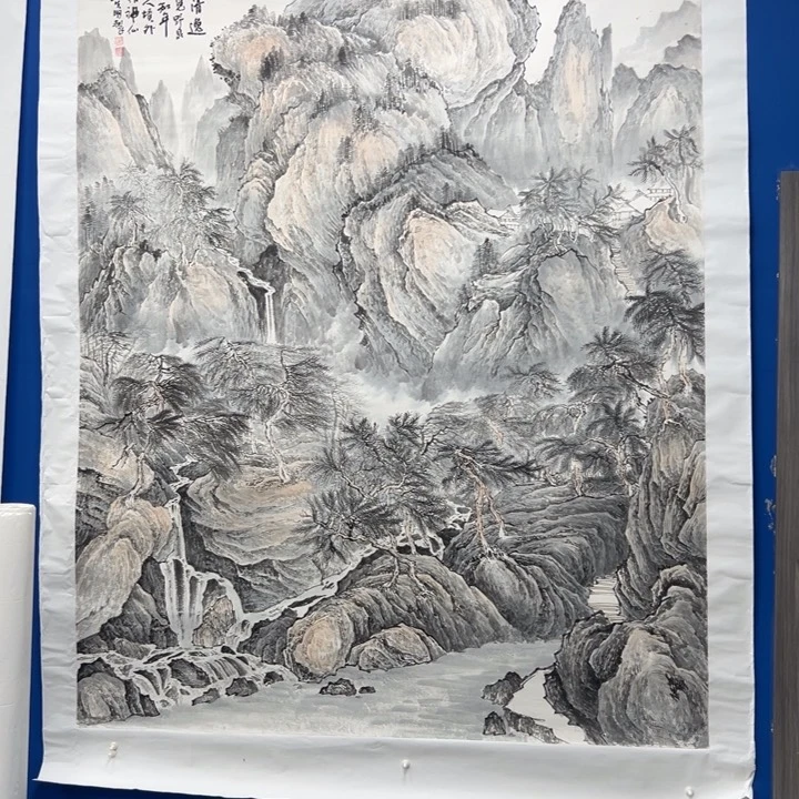 国画纯手绘字画教程分享