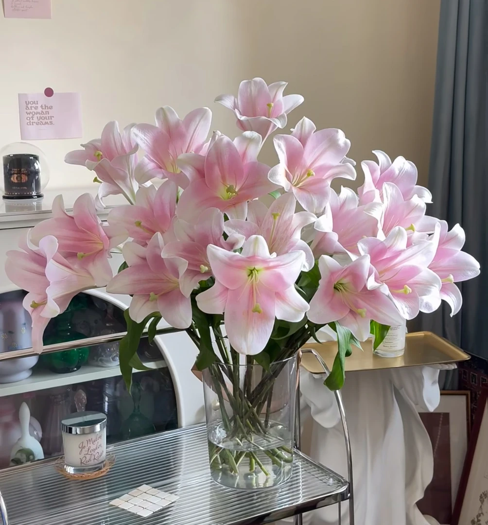 【粉铁炮AK】粉色香水百合 |满两单鲜花包邮