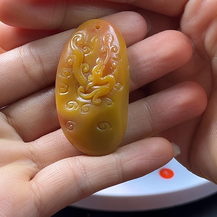 马***店寿山石手把件把玩件
