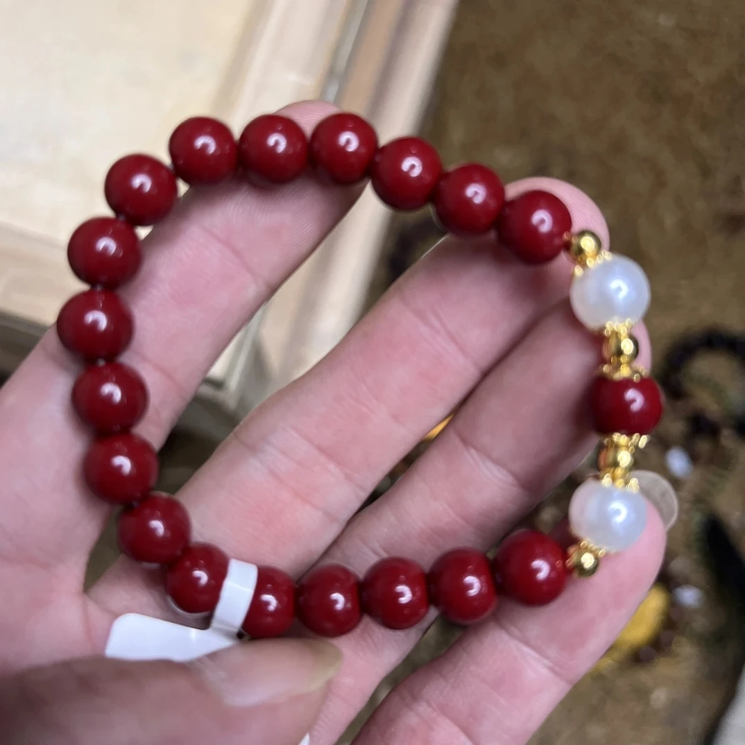 含辰砂工艺品S1135单圈手串-（无礼盒）